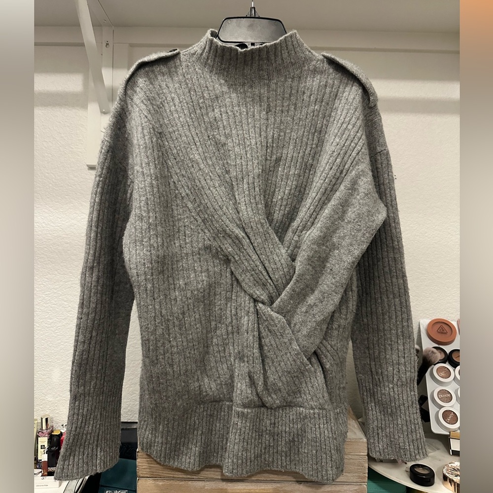❌SOLD❌rag & bone cross front sweater